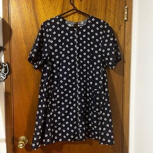 Maeve short sleeve swing mini dress